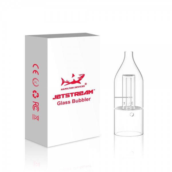 Jetstream Concentrate Glass Bubbler by Hamilton Devices, thc